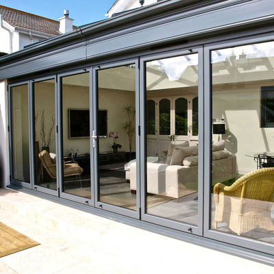 Puerta de cristal de swing y deslizamiento Ventana de casa sin marco Puerta plegable de cristal aislamiento acústico 3mm-12mm Puerta de cristal templado cortada a medida