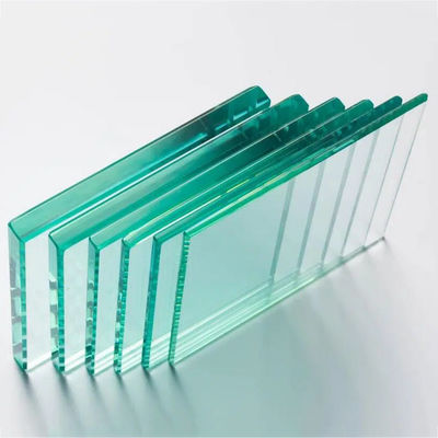 Vidrio para edificios industriales azul claro ultra claro placa de vidrio flotante 2 mm - 19 mm hoja de vidrio flotante congelada alta transmitancia de luz