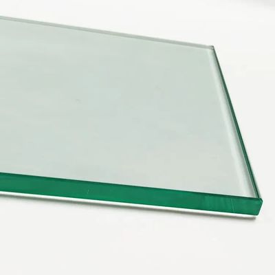 Corte de tamaño 19MM 3/4'' Vidrio templado transparente para encimera de pared y mesa