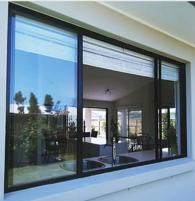 Cuadro de aluminio Ventana de puerta de vidrio Diseño simple para ventanas de casa económicas