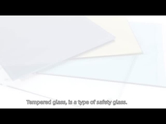 Todo el proceso de producción de vidrio endurecido