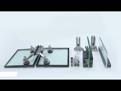 Vidrio laminado hueco con araña para pared de cortina