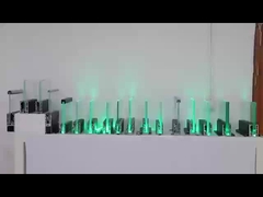 Iluminación decorativa de LED U canal baranda de protección de vidrio endurecido