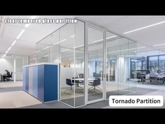 Vidrio transparente de vidrio de color congelado de división de oficina hogar