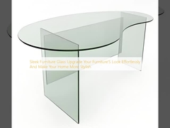 El vidrio elegante mejora el aspecto de sus muebles sin esfuerzo y hace que su hogar sea más elegante