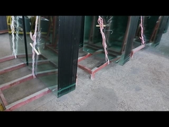 Vidrio templado de 6 mm con agujeros de procesamiento y perforación en el borde del suelo