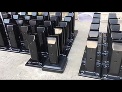 Fuentes de agua de vidrio montadas en el lado, fuentes de agua de cercas de vidrio, fuentes de agua de acero inoxidable