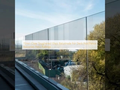 15 mm Barricada de vidrio endurecido transparente para cubierta de la piscina de cercas balcones barandillas del patio