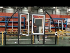 5+12A+5 MM vidrio aislante con perfil de aluminio 6063-T5 para puertas y ventanas en forma de arco